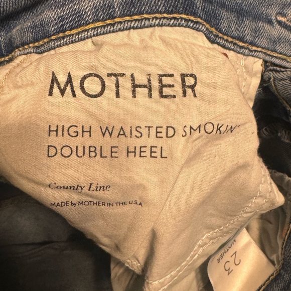Mother High Waisted Smokin' Double Heel - Picture 6 of 6